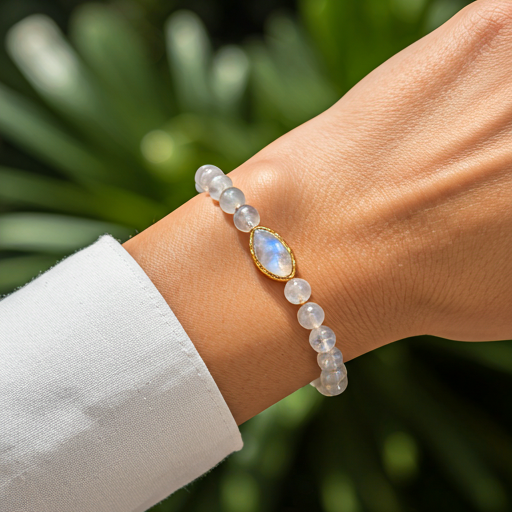 Celestial Moonstone Bracelet